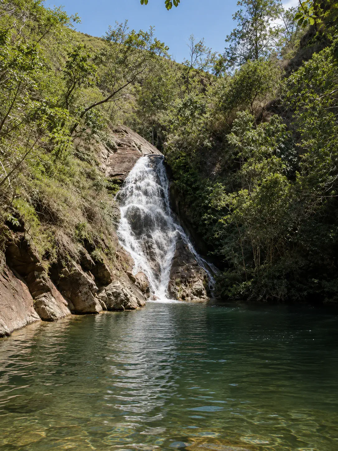 Cachoeira privativa no Paraíso dos Pândavas