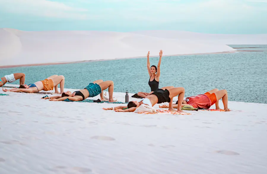 Vivência da travessia dos Lençóis Maranhenses em grupo